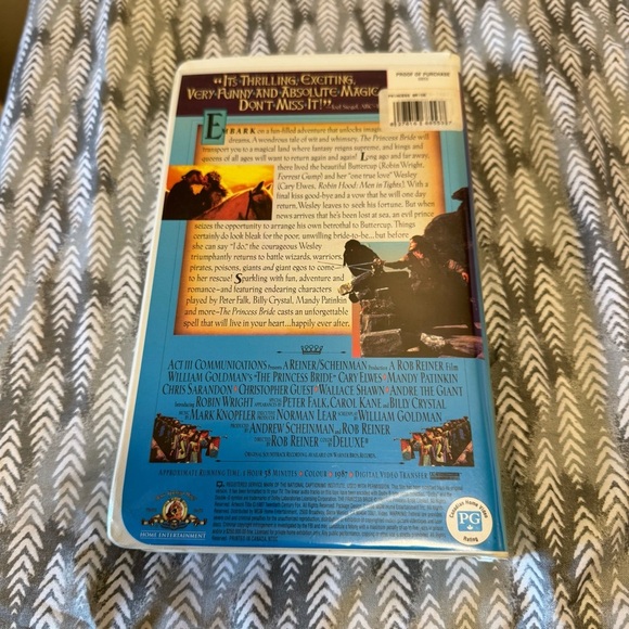 The Princess Bride VHS Tape - Picture 2 of 3